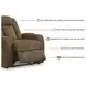 Wolfridge Brindle Power Recliner