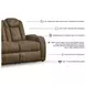 Wolfridge Brindle 86" Power Reclining Sofa