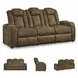 Wolfridge Brindle 86" Power Reclining Sofa