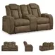 Wolfridge Brindle 75" Power Reclining Loveseat