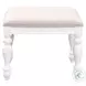 Summer House I Oyster White Vanity Stool