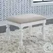 Summer House I Oyster White Vanity Stool