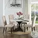 Gerardo Beige Linen Side Chair Set of 2
