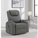 Armstrong Gray Power Lift Massage Recliner with USB Charging