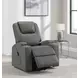 Armstrong Gray Power Lift Massage Recliner with USB Charging