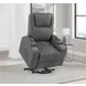 Armstrong Gray Power Lift Massage Recliner with USB Charging