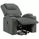 Armstrong Gray Power Lift Massage Recliner with USB Charging