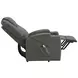 Armstrong Gray Power Lift Massage Recliner with USB Charging