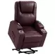 Armstrong Wine Power Lift Massage Recliner 
