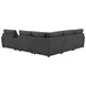 Collins Dark Gray 6 Piece Modular Power Sectional
