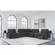 Collins Dark Gray 7 Piece Modular Power Sectional
