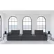 Collins Dark Gray 5 Piece Power Reclining Home Theater Seating