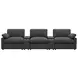 Collins Dark Gray 5 Piece Power Reclining Home Theater Seating