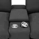 Collins Dark Gray 5 Piece Power Reclining Home Theater Seating