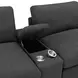 Collins Dark Gray 5 Piece Power Reclining Home Theater Seating