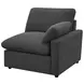 Collins Dark Gray Modular 86" Power Reclining Loveseat