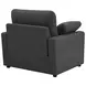 Collins Dark Gray Power Recliner