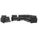 Collins Dark Gray Power Recliner