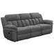 Bahrain Charcoal Reclining 99" Sofa