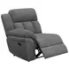 Bahrain Charcoal Reclining 99" Sofa