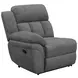 Bahrain Charcoal Reclining 3 Seater 126" Home Theater