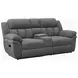 Bahrain Charcoal Reclining 86" Loveseat
