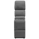 Bahrain Charcoal Reclining 86" Loveseat