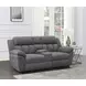 Bahrain Charcoal Power Reclining Console 86" Loveseat