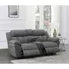 Bahrain Charcoal Power Reclining Console 86" Loveseat