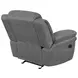 Bahrain Charcoal Performance Fabric Glider Recliner