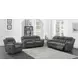 Bahrain Charcoal Performance Fabric Glider Recliner