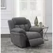 Bahrain Charcoal Performance Fabric Glider Power Recliner