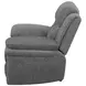 Bahrain Charcoal Performance Fabric Glider Power Recliner