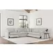 Collins Gray 6 Piece Modular Power Sectional