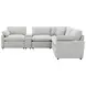 Collins Gray 6 Piece Modular Power Sectional