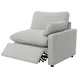 Collins Gray Modular 124" Power Reclining Sofa
