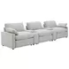 Collins Gray 5 Piece Power Reclining Home Theater Seating