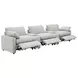 Collins Gray 5 Piece Power Reclining Home Theater Seating