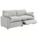 Collins Gray Modular 86" Power Reclining Loveseat