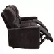 Navarro Dark Brown 79" Motion Sofa