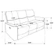 Navarro Dark Brown 79" Motion Sofa