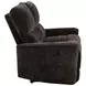 Navarro Dark Brown 57" Motion Loveseat