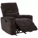 Navarro Dark Brown Glider Recliner