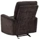 Navarro Dark Brown Glider Recliner