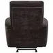 Navarro Dark Brown Glider Recliner