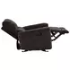Navarro Dark Brown Glider Recliner