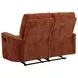 Navarro Burnt Orange 57" Motion Loveseat