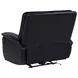 Hewitt Black Leather Dual Power Recliner with USB Charging