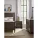 Nordhaven Nordic Walnut Queen Poster Bed