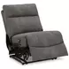 Next Gen Durapella Slate 3 Piece Modular Zero Gravity Power Reclining Sectional with USB Charging